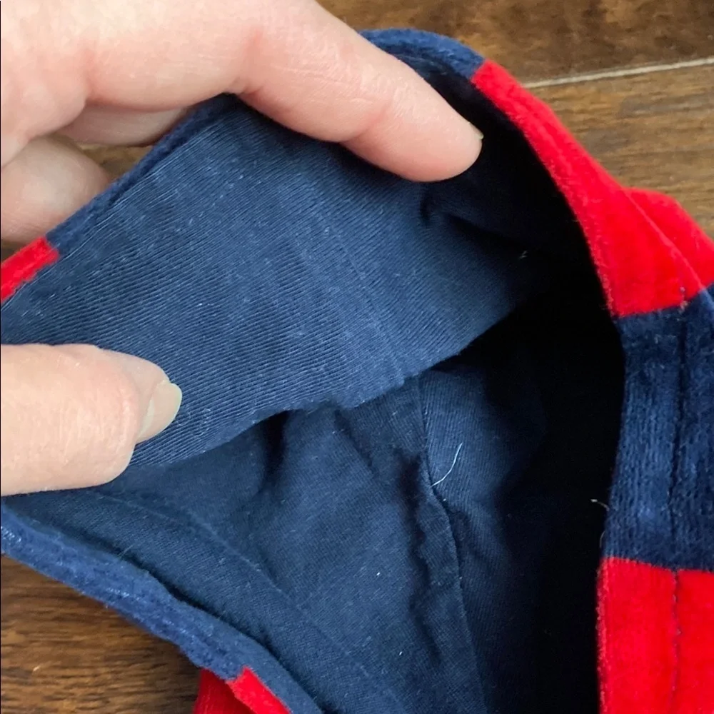 Ralph Lauren Blue and Red Striped Hoodie